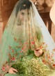 Green Georgette Floor Length Anarkali AMYRA 9088 By Glossy Green Georgette Floor Length Anarkali AMYRA 9088 By Glossy