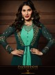 Green Georgette Wedding Wear Jacket Style Suit KOTI 10083 By Karma Trendz