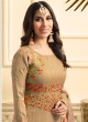 Beige Silk Wedding Wear Floor Length Anarkali Pakeeza Vol 2 5456 By Karma Trendz