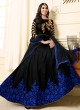 Blue Silk Wedding Wear Floor Length Anarkali Pakeeza Vol 2 5457A Color By Karma Trendz