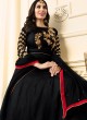 Black Silk Wedding Wear Floor Length Anarkali Pakeeza Vol 2 5457 By Karma Trendz