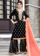 Black Georgette Party Wear Pakistani Palazzo Salwar Kameez PHILLAURI VOL 8 21005 By PHILLAURI