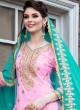 Pink Georgette Party Wear Pakistani Palazzo Salwar Kameez PHILLAURI VOL 8 21004 By PHILLAURI