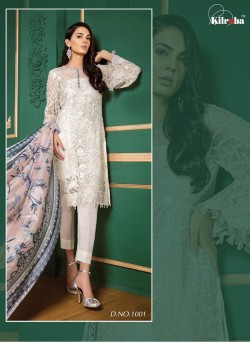 Kilruba Jannat White Luxury Collection 1001 to 1005 Series Beautiful Pakistani Partywear Suits