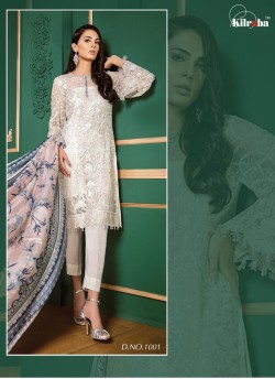 Kilruba Jannat White Luxury Collection 1001 to 1005 Series Beautiful Pakistani Partywear Suits