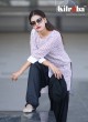 Pink Rayon Cotton Checks Print Party Wear Kurti CHECKS-01B By Kilruba
