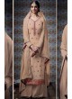 Beige Georgette Palazzo Suit Kimora Heer 7306 SC/004011