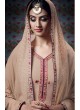 Beige Georgette Palazzo Suit Kimora Heer 7306 SC/004011