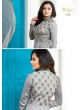Grey Art Silk Anarkali Suit Nitya Vol 100 1008 By Lt Fabrics