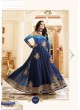 Blue Georgette Anarkali Suit Nitya 1601 Series 1601 By Lt Fabrics