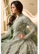 Green Net Jacket Style Anarkali Nitya Vol 117 1706 By Lt Fabrics
