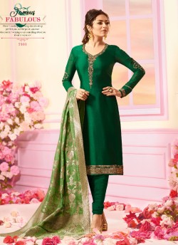 Nitya Vol 121 By LT Fabrics Wholesale Rate 2101 to 2109 Series Suits