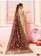 Gold Georgette Satin Churidar Suit Nitya Vol 121 2104 By Lt Fabrics