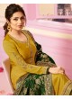 Mustard Georgette Satin Churidar Suit Nitya Vol 121 2106 By Lt Fabrics