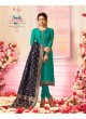 Sea Green Georgette Satin Churidar Suit Nitya Vol 121 2108 By Lt Fabrics