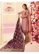 Peach Georgette Satin Churidar Suit Nitya Vol 121 2109 By Lt Fabrics