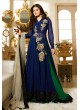 Blue Georgette Skirt Kameez Nitya 90 Series 90003 By Lt Fabrics Blue Georgette Skirt Kameez Nitya 90 Series 90003 By Lt Fabrics