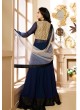 Blue Georgette Skirt Kameez Nitya 90 Series 90003 By Lt Fabrics Blue Georgette Skirt Kameez Nitya 90 Series 90003 By Lt Fabrics