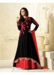 Black Georgette Anarkali Suit Nitya Vol 99 99003 By Lt Fabrics
