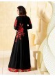 Black Georgette Anarkali Suit Nitya Vol 99 99003 By Lt Fabrics