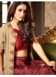 Maroon Georgette N Silk Partywear Lehenga GLAMOUR VOL 41 41007 By Mohini Fashion