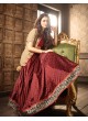 Maroon Georgette N Silk Partywear Lehenga GLAMOUR VOL 41 41007 By Mohini Fashion
