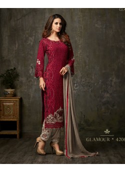 GLAMOUR VOL 42 BY MOHINI FASHION 42001 SERIES SUITS AT WHOLESALE PRICE FROM SURAT