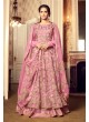 Pink Net Gown Style Anarkali GLAMOUR VOL 43 43004 By Mohini Fashion