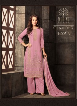 Pink Georgette Straight Suit GLAMOUR VOL 44 44005A By Mohini Fashion