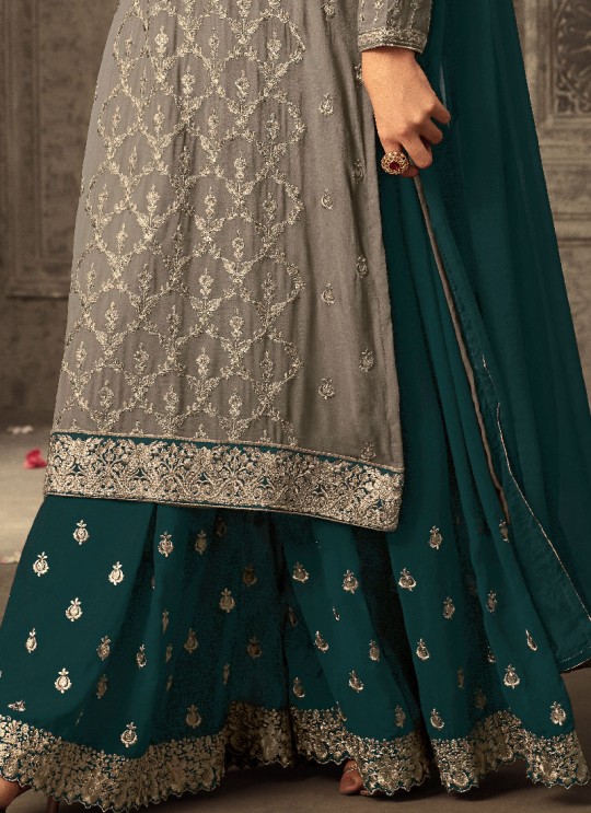 Pink Georgette Palazzo Suit GLAMOUR VOL 47 47001D By Mohini Fashion