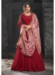 Red Georgette Gown Style Anarkali GLAMOUR VOL 49 49003 By Mohini Fashion