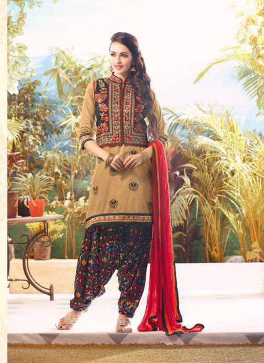 Multicolor Cotton Silk Patiala Suit GLAMOUR VOL 501 Series 502 By Mohini Fashion