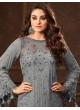 Grey Georgette Straight Suit GLAMOUR VOL 51 51002 By Mohini Fashion