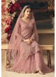 Pink Net Palazzo Suit GLAMOUR VOL 54 54003 By Mohini Fashion