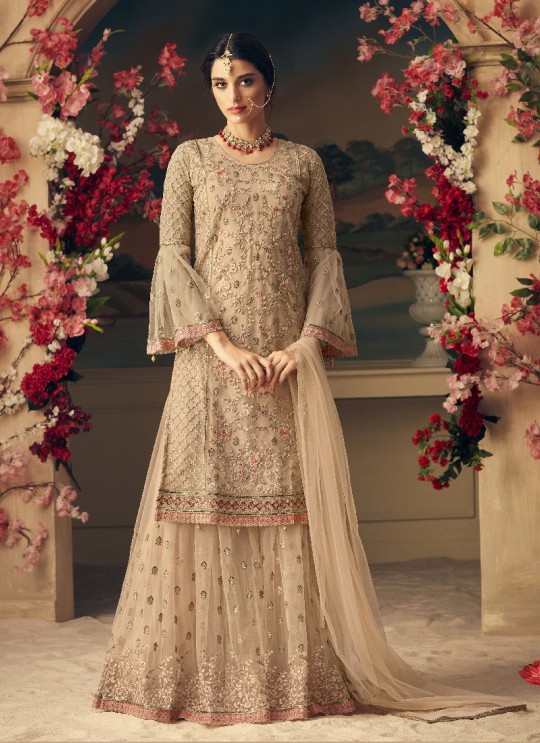 Gold Net Palazzo Suit GLAMOUR VOL 54 54006 By Mohini Fashion Gold Net Palazzo Suit GLAMOUR VOL 54 54006 By Mohini Fashion