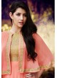 Peach Georgette Anarkali Suits 1023B By Nakkashi Peach Georgette Anarkali Suits 1023B By Nakkashi