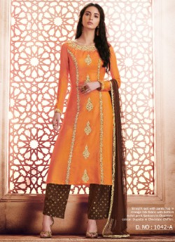 NAIRA ENRICH 1042 SUIT COLOR BY NAKKASHI SURAT AT Company Price