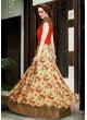 Beige Satin Gown Style Anarkali  5008 By Swagat NX