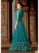 Blue Net Gown Style Suit 5411 By Swagat NX Blue Net Gown Style Suit 5411 By Swagat NX