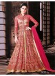 Pink, Gold Net Gown Style Suit  5412A By Swagat NX