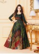 Multicolor Art Silk Gown Style Suit  5506 By Swagat NX