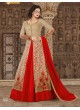Red, Gold Net Pant Style Suit 5609 By Swagat NX Red, Gold Net Pant Style Suit 5609 By Swagat NX