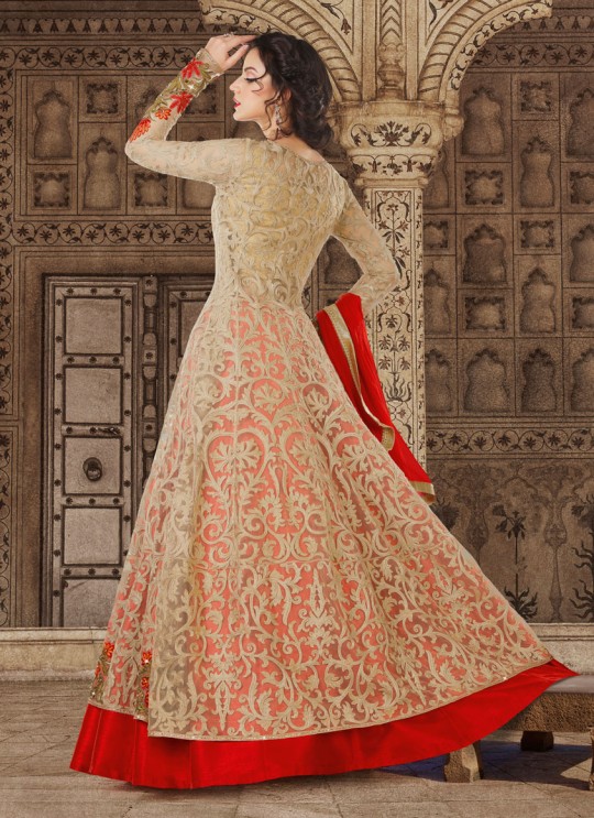 Red, Gold Net Pant Style Suit 5609 By Swagat NX Red, Gold Net Pant Style Suit 5609 By Swagat NX
