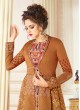 Orange Chanderi Readymade Kurti 5702 By Swagat NX Orange Chanderi Readymade Kurti 5702 By Swagat NX