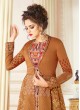 Orange Chanderi Readymade Kurti  5702 By Swagat NX