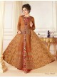 Orange Chanderi Readymade Kurti 5702 By Swagat NX Orange Chanderi Readymade Kurti 5702 By Swagat NX