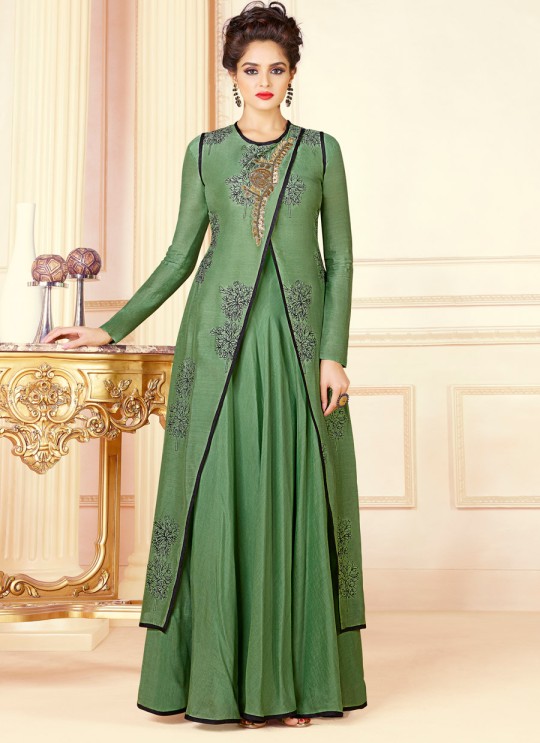 Green Art Silk Readymade Kurti Size 5704 By Swagat NX Green Art Silk Readymade Kurti Size 5704 By Swagat NX