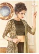 Brown Art Silk Gown Style Suit  5707 By Swagat NX