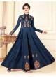 Blue Art Silk Readymade Kurti Size 5708 By Swagat NX