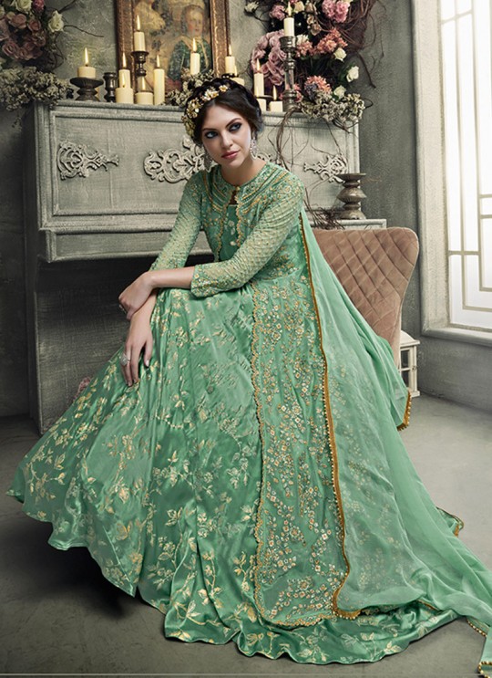 Grey Net Palazzo Suit Sybella-304